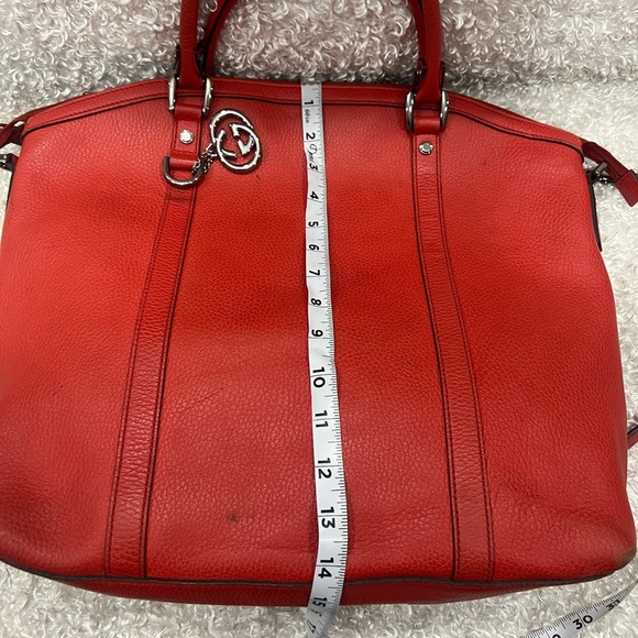 Gucci GG Charm Dome Leather Handbag. - Picture 10 of 16